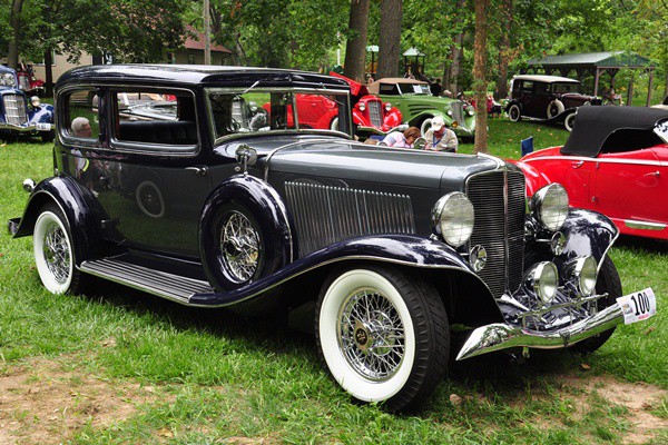 Bill and Barbara Parfet 1933 Auburn 12-165 Salon Brougham | Mac's Motor ...