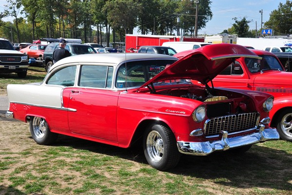 1955 Chevrolet two-door post | Mac's Motor City Garage