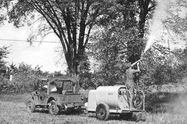 1945 Jeep insecticide sprayer | Mac's Motor City Garage