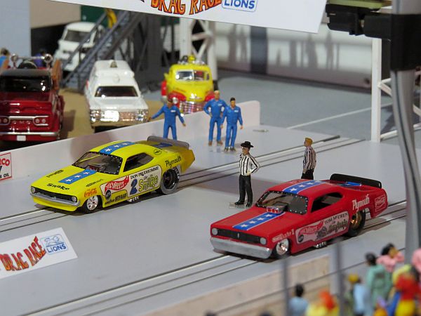 model slot car drag racing