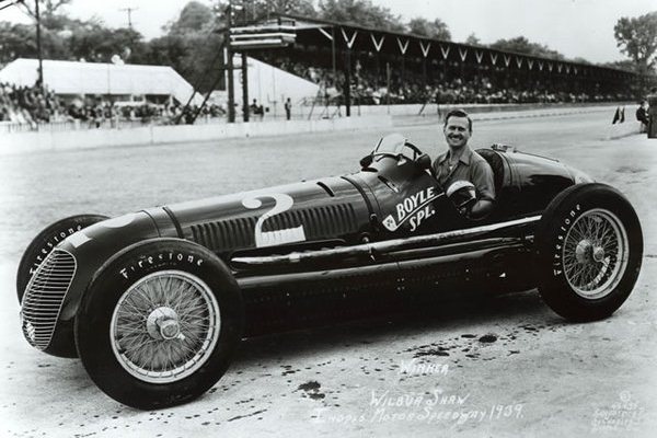 Indianapolis 500 1939-1940 Wilbur Shaw Maserati 8CTF canvas art print 