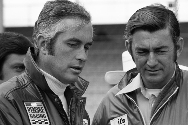 Roger Penske And Bobby Allison 1973 Macs Motor City Garage