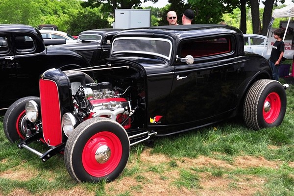 1932 Ford three-window chopped highboy | Mac's Motor City Garage