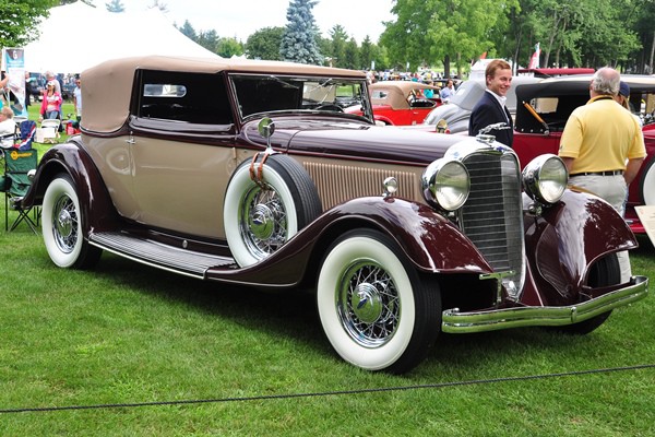 1933 Lincoln KB Brunn Convertible Victoria Evergreen Historic ...