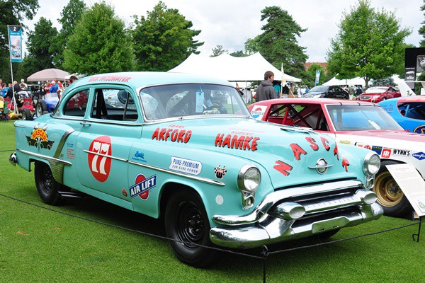 1953 Oldsmobile Deluxe 88 Sedan NASCAR racer R.E. Olds Museum | Mac's ...