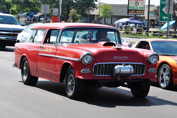 1955 Chevrolet Nomad gasser | Mac's Motor City Garage