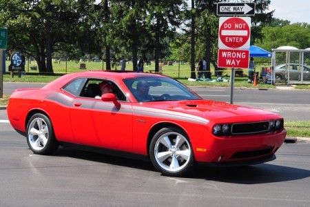 Dodge Challenger RT red | Mac's Motor City Garage