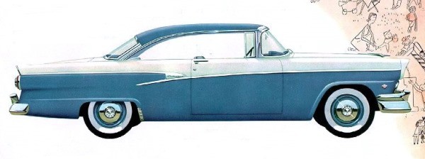 Ford customline victoria ht 1956 #5