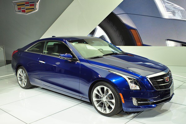 2015 Cadillac ATS Coupe blue | Mac's Motor City Garage