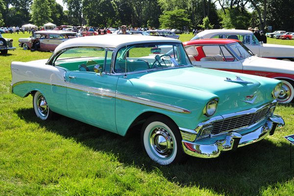 1956 Chevrolet Bel Air Sport Coupe Chuck and Carolyn Enderby | Mac's ...