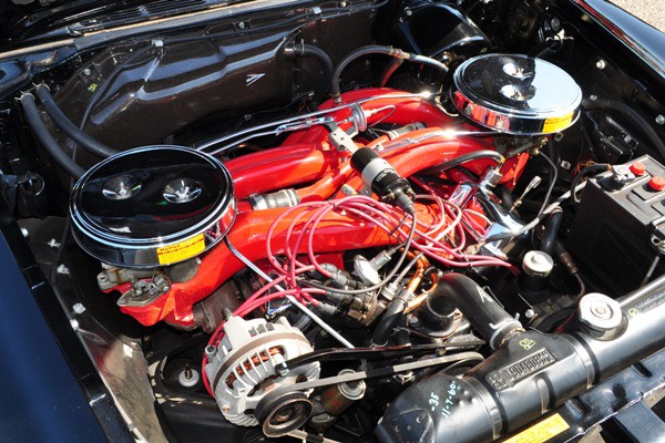 1961 Chrysler 300G engine Mark Davis | Mac's Motor City Garage