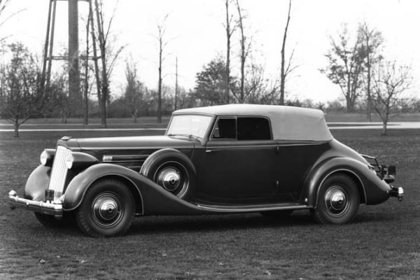 1936 Packard V12 Convertible Victoria | Mac's Motor City Garage