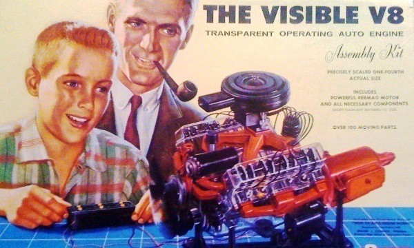 visible v8 model kit